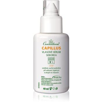 Cannaderm Capillus Seborea Hair Serum активна сироватка для сухої шкіри голови зі свербінням 40 мл - зображення 1