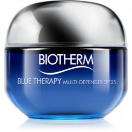 Biotherm Blue Therapy Multi Defender SPF25 відновлюючий крем проти зморшок для нормальної та змішаної  шкіри 