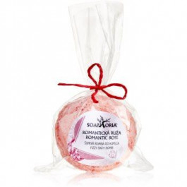 Soaphoria Romantic Rose антристресова бомбочка для ванни з відновлюючим ефектом 85 гр