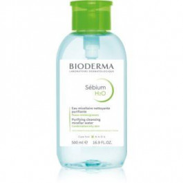 Bioderma S?bium H2O міцелярна вода з дозатором для змішаної та жирної  шкіри  500 мл