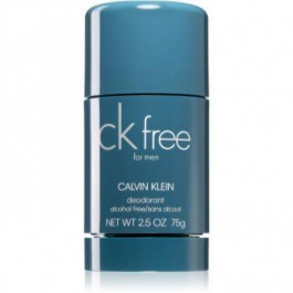 Calvin Klein CK Free дезодорант-стік без спирту для чоловіків 75 мл