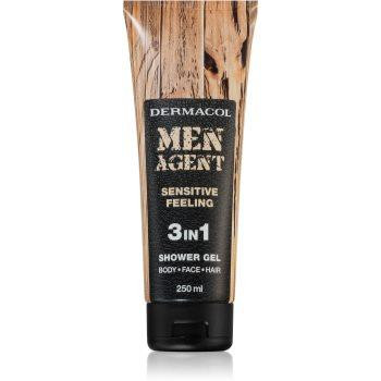 Dermacol Men Agent Sensitive Feeling гель для душу 3в1  250 мл - зображення 1