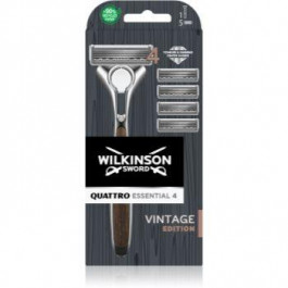 Wilkinson Sword Quattro Essentials 4 Vintage Бритва Змінні картриджі 4 шт 1 кс