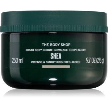 The Body Shop Shea цукровий пілінг для тіла з бамбуковою олійкою 240 мл - зображення 1