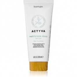 Kemon Actyva Nutrizone Ricca поживна маска для сухого волосся 200 мл