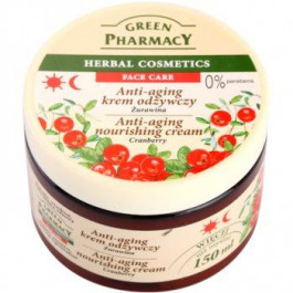 Green Pharmacy Face Care Cranberry поживний крем проти старіння шкіри  150 мл