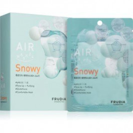   Frudia AIR Snowy тканинна маска для вирівнювання тону шкіри 10x25 мл