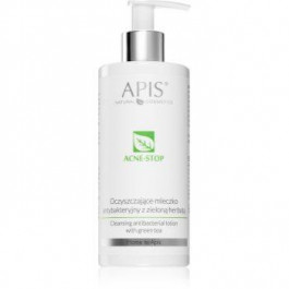 APIS Professional Acne-Stop Home TerApis очищаюче молочко для зняття макіяжу с зеленим чаєм 300 мл