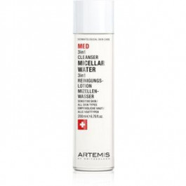 Artemis MED 3in1 Cleanser делікатна очищаюча міцелярна вода для обличчя та шкіри навколо очей 200 мл