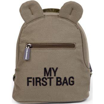 Childhome My First Bag Canvas Khaki дитячий рюкзак 23 x 7 x 23 cm 1 кс - зображення 1