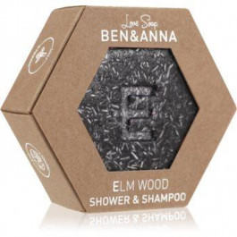 BEN&ANNA Love Soap Shower & Shampoo твердий шампунь і гель для душу 2 в 1 Elm Wood 60 гр