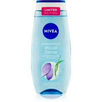 Nivea Mood Detox освіжаюча олійка для душу Lotus Flower & Sea Salt 250 мл - зображення 1