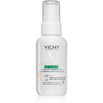 Vichy Capital Soleil UV- Clear догляд проти зморшок для жирної шкіри зі схильністю до акне SPF 50+ 40 мл - зображення 1