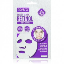 Beauty Formulas Retinol тканинна маска проти старіння шкіри 1 кс