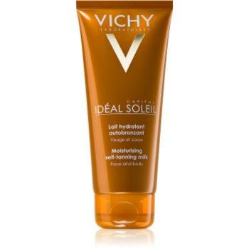 Vichy Ideal Soleil Capital зволожуюче молочко для автозасмаги для обличчя та тіла 100 мл - зображення 1