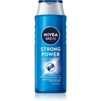 Nivea Men Strong Power зміцнюючий шампунь 400 мл - зображення 1