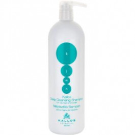 Kallos KJMN шампунь для глибокого очищення для жирного волосся та шкіри голови 1000 мл