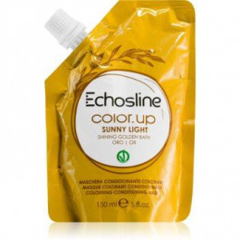 ECHOSLINE Color Up бондінг-маска для фарбування волосся з поживним ефектом відтінок Sunny Light 150 мл