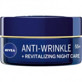 Nivea Revitalizing відновлюючий нічний крем проти зморшок 55+ 50 мл