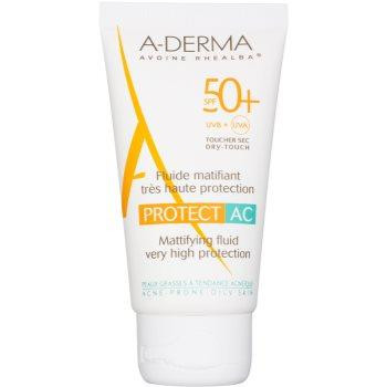 A-Derma Protect AC матуючий флюїд SPF 50+ 40 мл - зображення 1