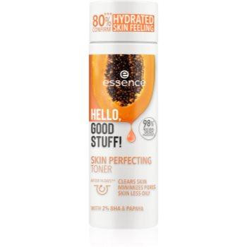 essence Hello, Good Stuff! 2% BHA & Papaya тонік для нормалізації роботи сальних залоз 100 мл - зображення 1