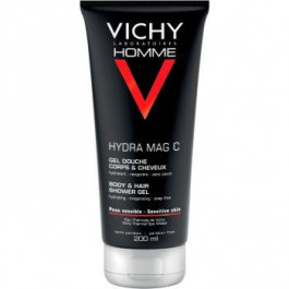 Vichy Homme Hydra-Mag C гель для душу для тіла та волосся  200 мл