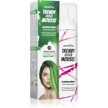 Venita Trendy Color Mousse мус для фарбування без аміаку відтінок No. 37 - Emerald Green 75 мл - зображення 1