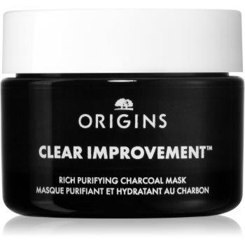 Origins Clear Improvement® Rich Purifying Charcoal Mask очищуюча маска з активованим вугіллям 30 мл - зображення 1