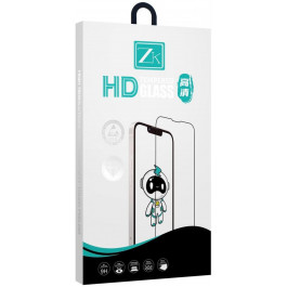 ZK Premium Tempered Glass Full Screen Anti Static Black для iPhone 15 Plus