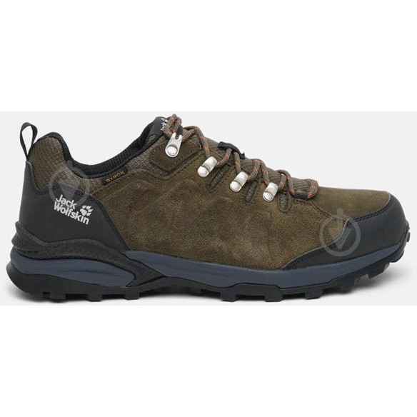 Jack Wolfskin Чоловічі кросівки  Refugio Texapore Low M 4049851-4287 44 (9.5UK) 27.2 см Хакі (4060477908113) - зображення 1