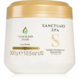 Sanctuary Spa Golden Sandalwood пілінг з вмістом солі для тіла 300 гр