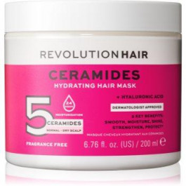 Revolution Haircare 5 Ceramides + Hyaluronic Acid зволожуюча маска для волосся з керамідами 200 мл