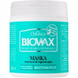 L'biotica Biovax Falling Hair зміцнююча маска проти випадіння волосся 250 мл