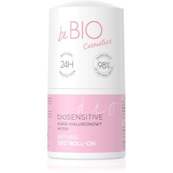 beBIO Hyaluro bioSensitive дезодорант кульковий для чутливої шкіри 50 мл - зображення 1