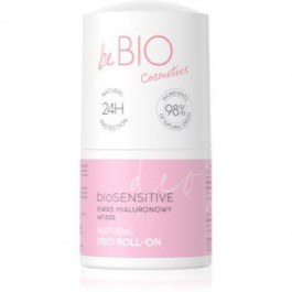 beBIO Hyaluro bioSensitive дезодорант кульковий для чутливої шкіри 50 мл