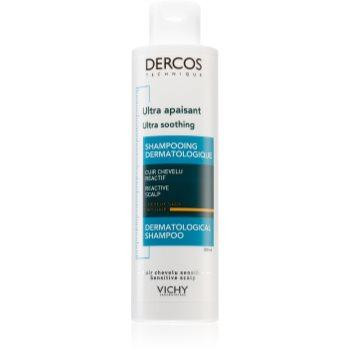 Vichy Dercos Ultra Soothing ультразаспокоюючий шампунь для сухого волосся та чутливої шкіри голови  200 мл - зображення 1