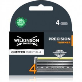 Wilkinson Sword Quattro Titanium Precision Змінні картриджі 4 Шт 4 кс