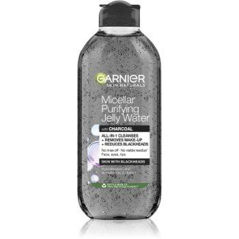 Garnier Skin Naturals Pure Charcoal очищаюча міцелярна вода з гелевою текстурою 400 мл - зображення 1