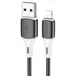 Borofone BX79 Silicone USB to Lightning 1m Black (BX79LB)
