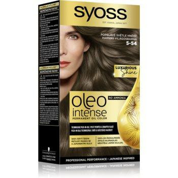 Syoss Oleo Intense перманентна фарба для волосся з олією відтінок 5-54 Ashy Light Brown 1 кс - зображення 1