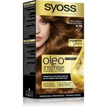 Syoss Oleo Intense перманентна фарба для волосся з олією відтінок 6-76 Warm Copper - зображення 1