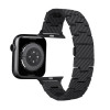 Pitaka Ремiнець  Carbon Fiber Watch Band Retro Black/Grey for Apple Watch 49/45/44mm (AWB1004) - зображення 3