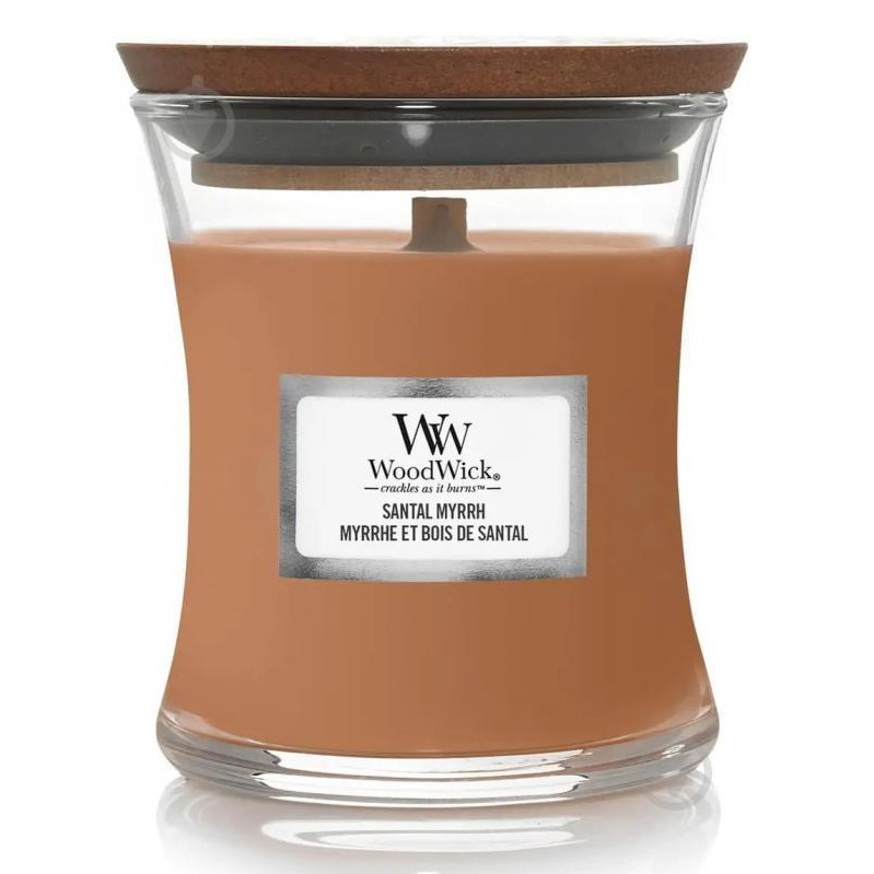 WoodWick Свічка ароматична  Mini Santal Myrrh (Сантал Мирра) 85г (5038581155869) - зображення 1