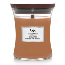 WoodWick Свічка ароматична  Medium Santal Myrrh (Сантал Мирра) 275г (5038581155791)