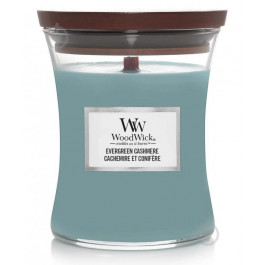 WoodWick Свічка ароматична  Medium Evergreen Cashmere (Вічнозелений Кашемір) 275г (5038581155784)