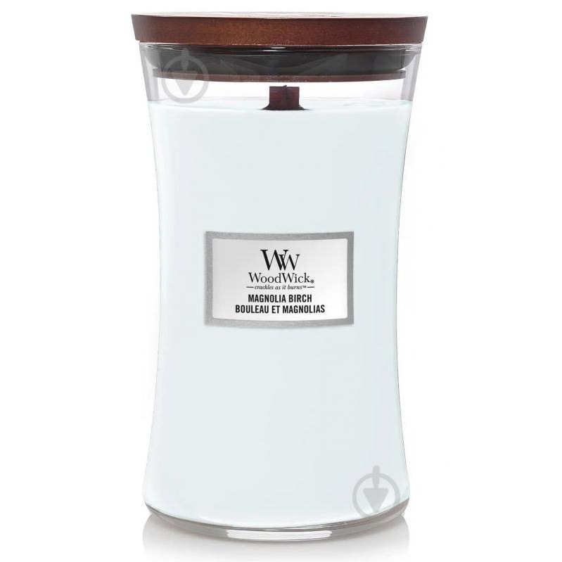 WoodWick Свічка ароматична  Large Magnolia Birch (Магнолія та Береза) 609г (5038581141879) - зображення 1