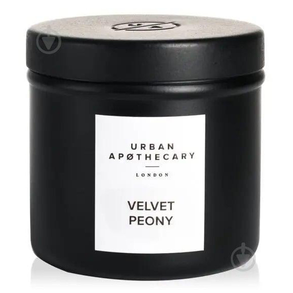 Urban Apothecary Свічка ароматична  Travel півонії Velvet Peony 175 г (5060348093602) - зображення 1