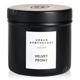 Urban Apothecary Свічка ароматична  Travel півонії Velvet Peony 175 г (5060348093602)