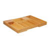 Relaxdays Лоток для столовых приборов  из бамбука раздвижной 33/56 х 43 х 5 см (10027482) - зображення 3