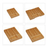 Relaxdays Лоток для столовых приборов  из бамбука раздвижной 32.5/55 х 44.5 х 5 см (10032173) - зображення 3